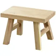 Living Room Bathroom Wood Step Stool For Kids Building Blocks Reading Books