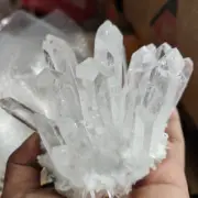 Large Natural Clear Quartz Crystal Cluster Mineral Stone Druzy Geode Specimen