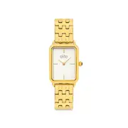 Elite Ladies Tank Arc Watch in Gold