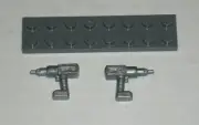 LEGO NEW Flat Silver Power Drill Hand Tools (2x) 6103444 Brick 11402