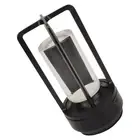 (Black)Cordless Table Lamp Cordless LED Table Lamp Crystal Lampshade For Home