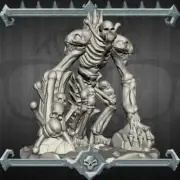 Bone Golem | Miniature for Tabletop games like D&D and War Gaming