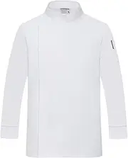 Vaveren Chef Coat, Lightweight Chef Jacket Chef Uniform Costume for Catering, Restaurant, Pub, Food Industry, Cafe, M