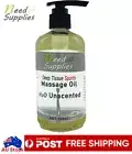 Deep Tissue Sports Massage Oil 300ml + Pump, Dispersible 100% Natural Unscented