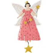 Allen Designs 6015362 Princess Freya Pendulum Wall Clock 11.5″