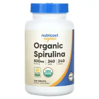 在飛比找iHerb優惠-[iHerb] Nutricost 有機螺旋藻，500 毫克