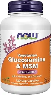 NOW Glucosamine & MSM,120 Veg Capsules