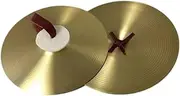 JunZheHub 2PCs Crash Pool Traditional Percussion Hand Basin Musical Instrument Alloys for Experts, 16 inch
