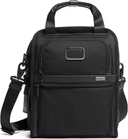 [TUMI] Alpha 3 Medium Travel Tote - Satchel Crossbody Bag for Men and Women - Black