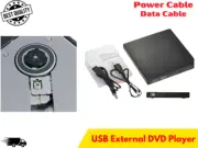 Portable USB External DVD Player CD ROM Burner Writer for PC & Mac Laptop