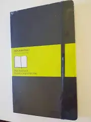 NEW Moleskine Classic Hard Cover Plain Notebook Large Black