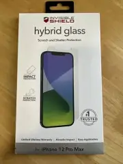 Zagg Invisible Shield Hybrid Glass for Apple iPhone 12 PRO MAX 6.7” 2020 NEW