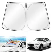 Windshield Sun Shade for Mazda CX30 CX-30 2019-2024 Blocks UV Rays Visor Protector Sunshade