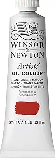 Winsor & Newton Artists' Oil Colour 37 ml Tube, Transparent Maroon (657) (Series 2)