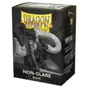 DRAGON SHIELD Non-Glare Black 100 Matte CARD SLEEVES DECK PROTECTORS MTG