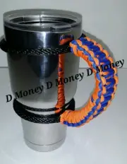 Paracord Handle for 40oz, 30oz or 20oz YETI, SIC, Ozark, Rtic Fl Gators Colors