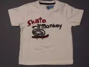 NWT GYMBOREE SKATE LEGEND MONKEY WHITE SHIRT TOP 2T
