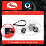 Drive Belt Kit fits MINI COUNTRYMAN COOPER F60 2.0 2016 on Set Gates Quality New