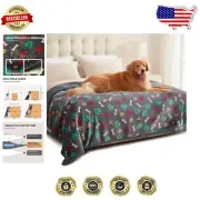 Soft and Plush Waterproof Blanket for Pets - Large Reversible Furniture Cover