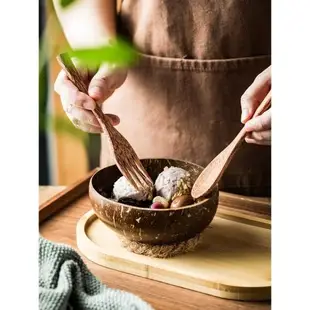 天然椰殼碗泰國椰子殼碗商用網紅雙皮奶冰粉芋圓水果撈冰淇淋碗