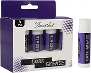 8 Piece Saxophone Clarinet Cork Grease, Lubricating Tube Cleaning Care Product for Clarinets, Saxophones, Oboes, Flutes, Bass Clarinets, Etc.