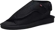 Diabetic Shoes for Women Wide Width,Comfortable Orthopedic Mens Diabetic Slippers,Outdoor Lightweight Bunions Edema Shoes,Unisex,with Adjustable Closure (Color : Black, Size : 10 AU)