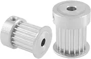 2pcs Gear Pulley HTD3M 16T 4/5/6/6.35/8mm Inner Bore 11/16mm Width Transmission Pulley for Laser Machine(6mm,11mm)