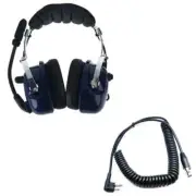 Pilot Aviation Mic Noise Cancelling Headset for Motorola DP1400 EP450 GP88S GP68