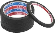 Veemoon 10 Rolls High Adhesion Black Masking Tape for DIY Crafts Automotive Painting Professional Use Light Blocking and Protection for Artists and Painters