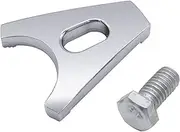 Chrome Steel Distributor Clamp Hold Down with Screw SBC BBC Replacement for DISTRIBUTORS V8 V6 Engines 265 283 305 307 327 350 383 400 396 402 427 454 472 502