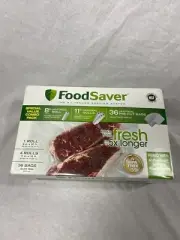 Food Saver Value Combo Pack 8" & 11" Vacuum Seal Rolls 36 Pre-Cut Bags