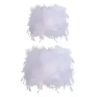 Feather Lamp Shade Hanging Lampshade Romantic Accessory for Table Lamp Pendant