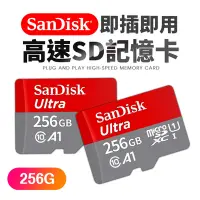 在飛比找Yahoo奇摩購物中心優惠-【1入組】SanDisk晟碟256GB Ultra micr