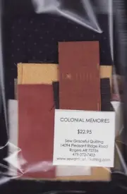 Colonial Memories Quilt Fabric Pack Complete RARE Wools Cottons Precut OOP