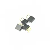 20pcs 2.54mm pitch 1x3Pin Header Right Angle Female Single Row Socket Connector