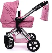 Darcie Single Dolls Pram - Pink