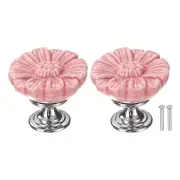2pcs Toilet Button Pusher, Toilet Tank Button, Pink
