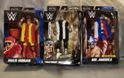 Hollywood Hulk Hogan Mr. America WWE Elite Mattel nwo WCW Wrestling Baf