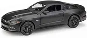 Die-cast 1:18 2015 Classic for Ford Mustang GT Simulation Alloy Car Model Static Die Casting Miniature Vehicle Model Collection Miniature Vehicle(Black)