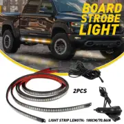 70" Tailgate Strobe Light Strip Fog Lights Warning Bar LED for Cars RV VAN Truck