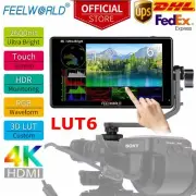 FEELWORLD LUT6 6" 2600nits HDR/3D LUT HDMI Field Monitor 4K for DSLR Camera