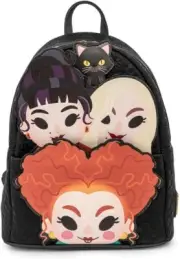 NEW Hocus Pocus Sanderson Sisters With Binx Disney Loungefly Mini Backpack