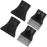 ibasenice 4pcs Hair Dryer Diffuser and Nozzle Hair Dryer Attachments for Styling and Drying Compatible Brands Includes Comb and Expansion Nozzles