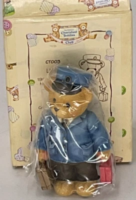 Cherished Teddies 'Lloyd' Figurine 1997 Symbol Of MemBEARship #CT003 With Box
