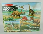 Dinosaur Floor Puzzle Melissa and Doug 48 Piece 3 ft x 2 ft Ages 3+ New Sealed