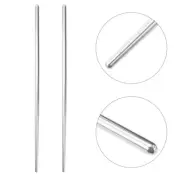Silver Chopsticks Stainless Steel Chopsticks Chop Sticks Reusable