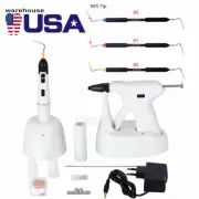 Sistema Obturación Dental Gutta Percha Pluma Calentada+Pistola/Tapón Mano Puntas