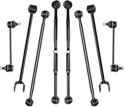8pcs Rear Lower Control Arms Lateral Link Rod Sway Bar Set Kit Compatible For Toyota Camry Avalon 1997 1998 1999 2000 2001