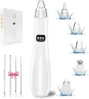 Gackoko 2023 Upgraded Blackhead Remover Pore Vacuum, Newest Blackhead Extractor-5 Suction Power,5 Probes,USB Rechargeable Facial Pore Cleaner Kit Electric Acne Extractor Tool for Women & Men