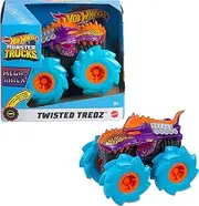 Hot Wheels GVK39 Monster Trucks Twisted Tredz Vehicles, Mega-Wrex 1:43 Scale Creature-Themed Toy Truck, Multicolor, 9.68 cm*8.98 cm*12.8 cm